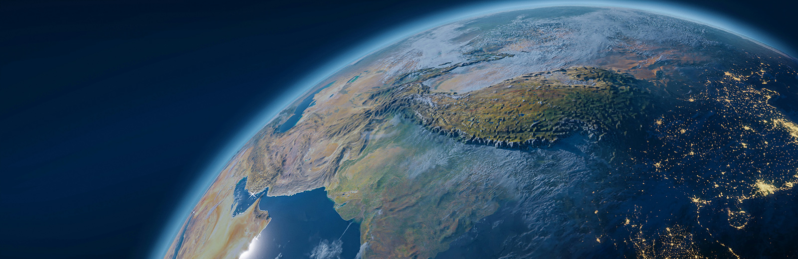 The Earth as seen from space