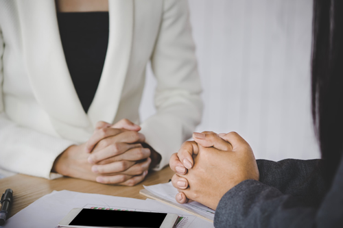 A job interview