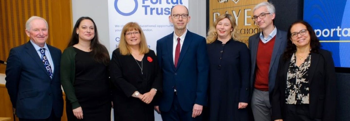 The team of speakers at the Portal Trust Lecture 