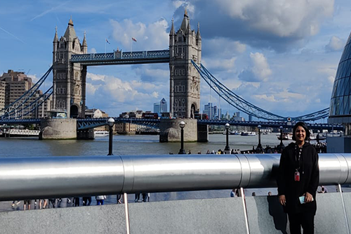Trishla by Tower Bridge 