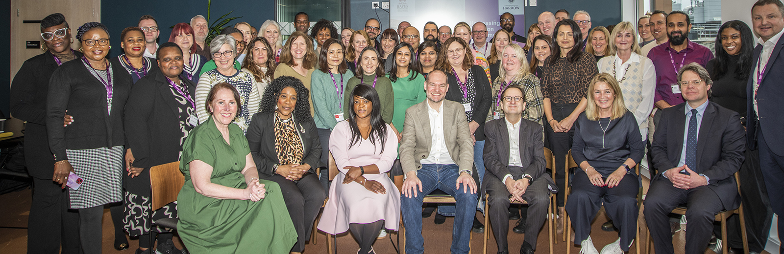 Harrow Borough leaders with Bayes academics