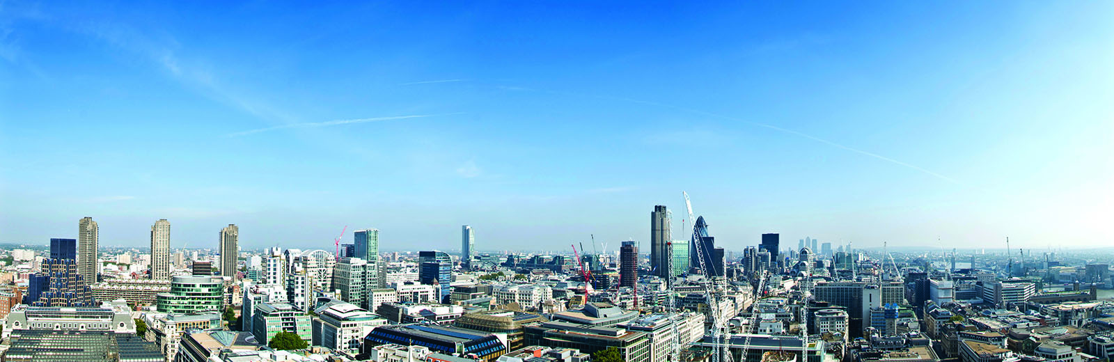 The City of London from bird's eye view for the Extraordinary London Photoshoot