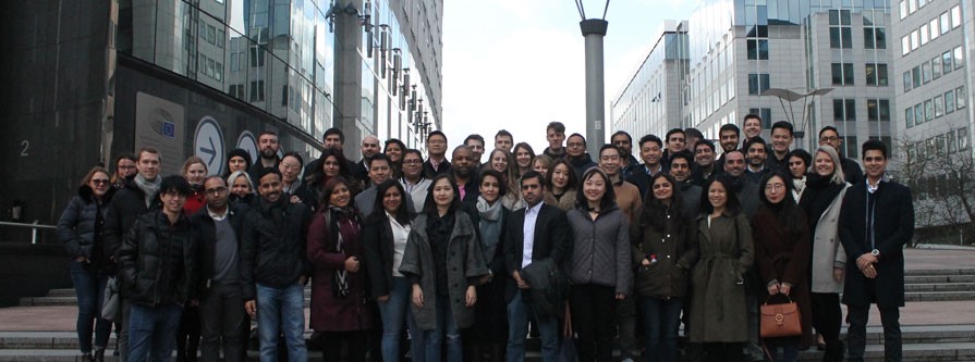 MBA students in Brussels