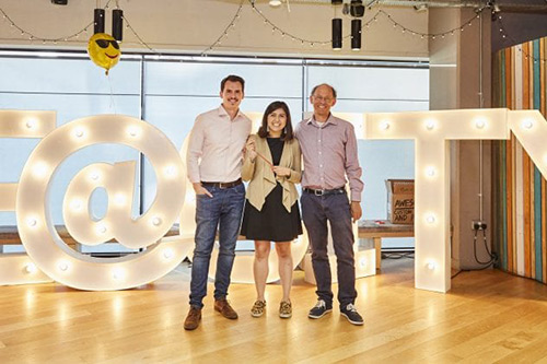 Team V Arena (minus one member) after the exhibition at Made@City 2018