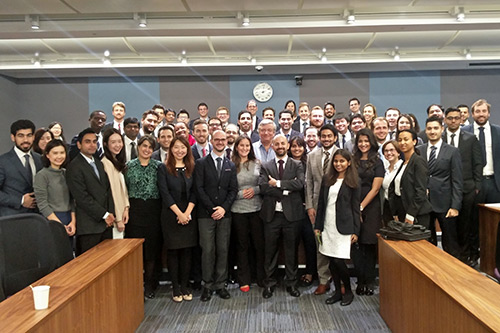 Mr Federico Minoli with Cass FT MBA Class of 2016