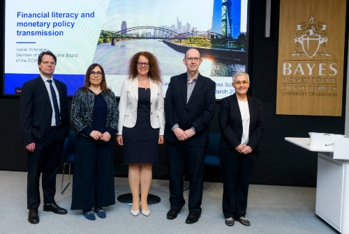 Andre Spicer, Barbara Casu, Isabel Schnabel, Sir Anthony Finkelstein, Vasso Ioannidou