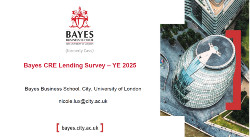 Cover of Bayes CRE Lending Survey &ndash;YE 2025 report