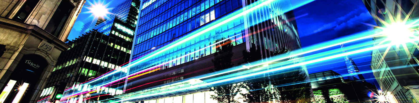 London street at night
