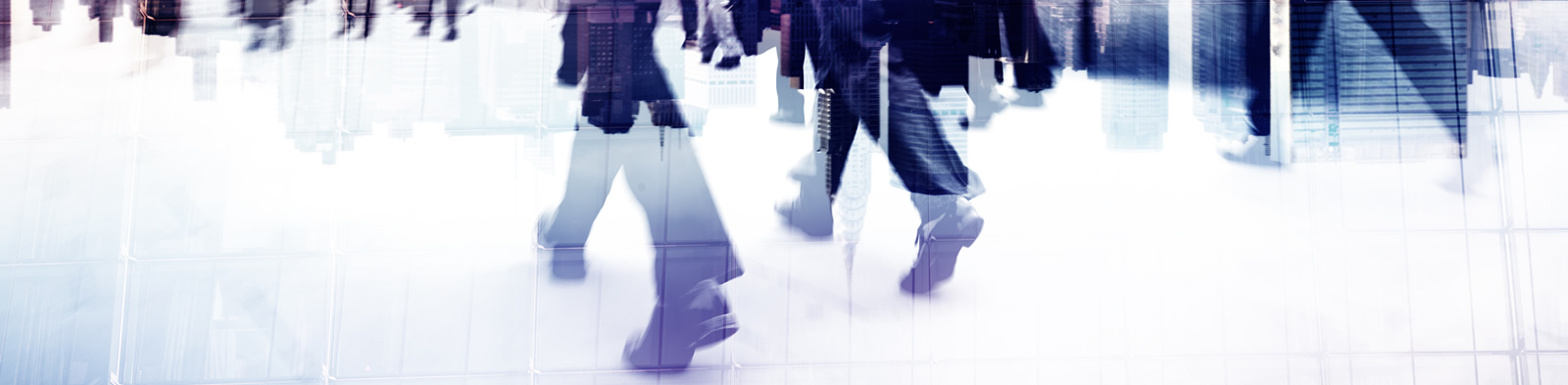 Business people walking