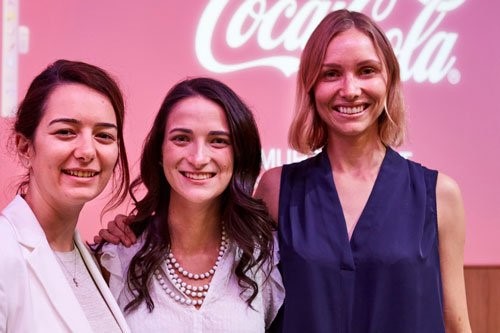 Renee Kroner, Kylie Poole and Esra Baykal