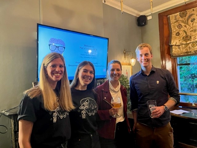 Organisers and and attendees at the Pint of Science festival