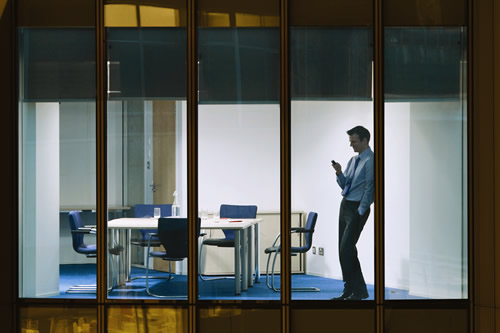 Professional Services worker in office