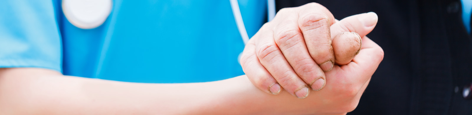 Nurse and elderly patient