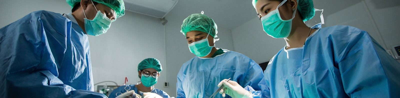 Surgeons operating