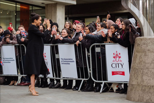 Meghan Markle with City students thumbnail 