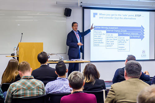 Scott Moeller speaking at Cass innovate 2019