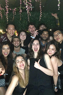 Cass Business Analytics 2019 cohort on a night out