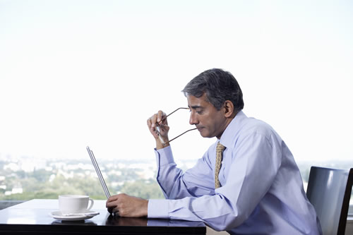 A businessman in India