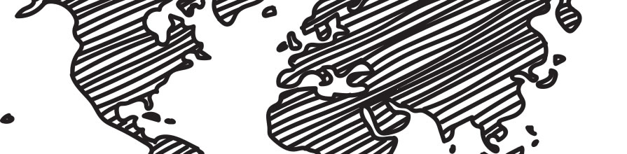 Sketch of the world's countries