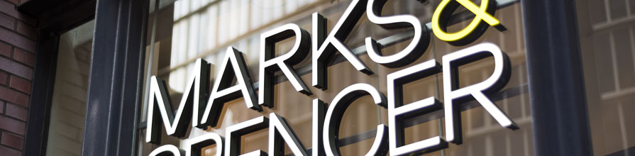 Marks & Spencer's sign