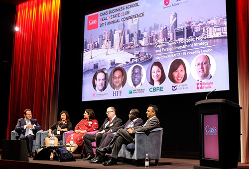 Panel at the 2019 Cass Real Estate Club Summit on Global Investment Strategy