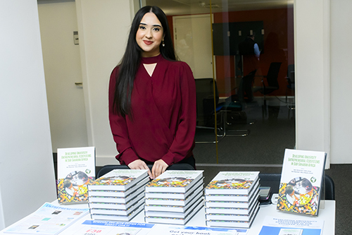 Book signing at Innovating for Impact