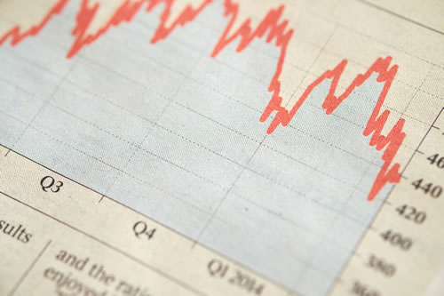 Results chart in newspaper