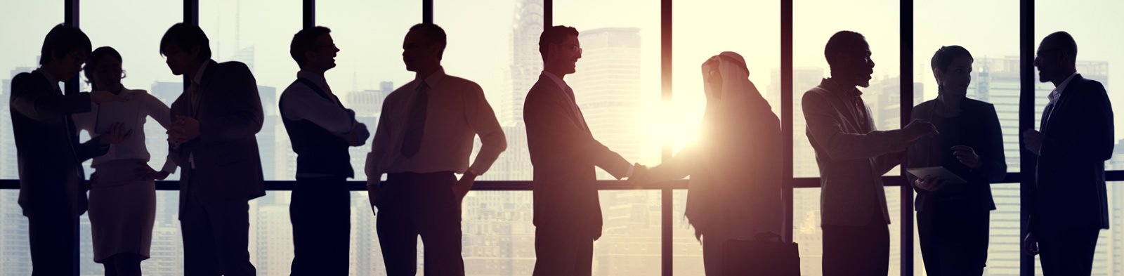 A group of business partners