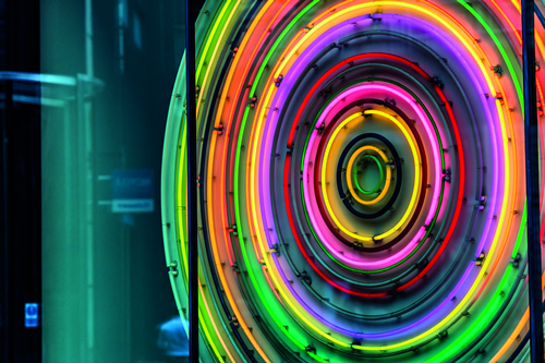 Circular Neon sign