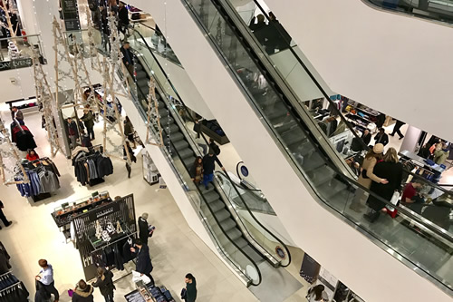 Escalators in a employee-owned retail business