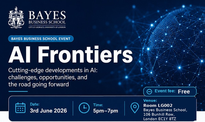 AI Frontiers event - 3rd June 2026