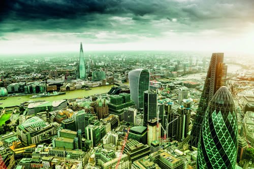 A view of the London skyline