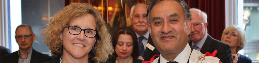 Prof. Marianne Lewis and Dr Noorzaman Rashid, Master, Worshipful Company of Management Consultants