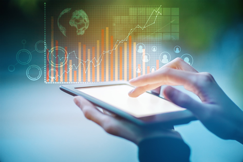 Data on a electronic tablet