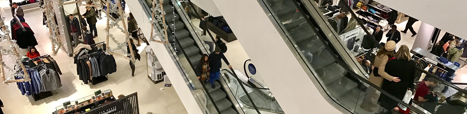 Escalators in a employee-owned retail business