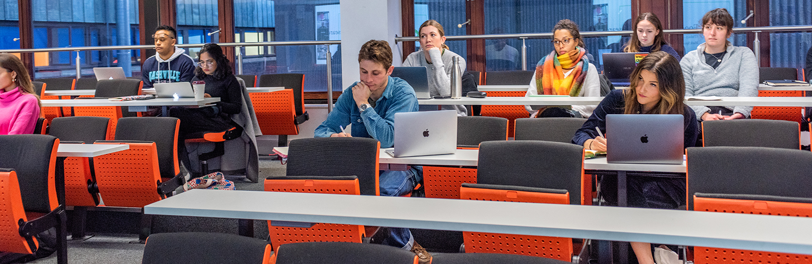 Bayes students studying in a classroom 