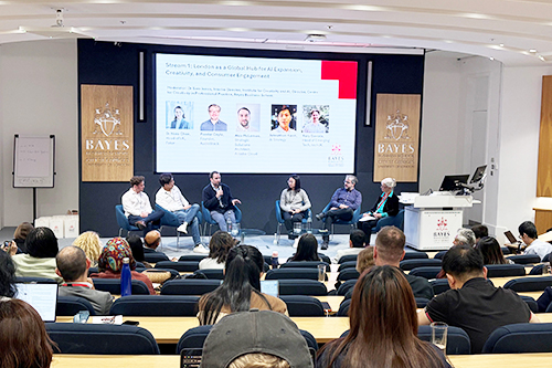 Panellists at AI event