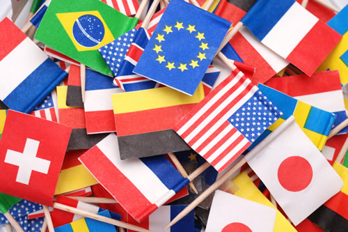 Flags of different countries