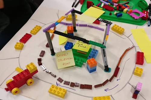 Leading creative design module Redesigning Leicester Square as part of an in class assignment