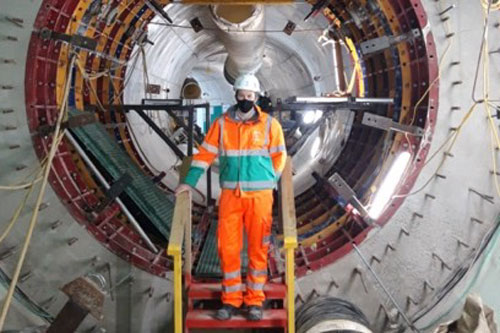 Ponciano working onsite