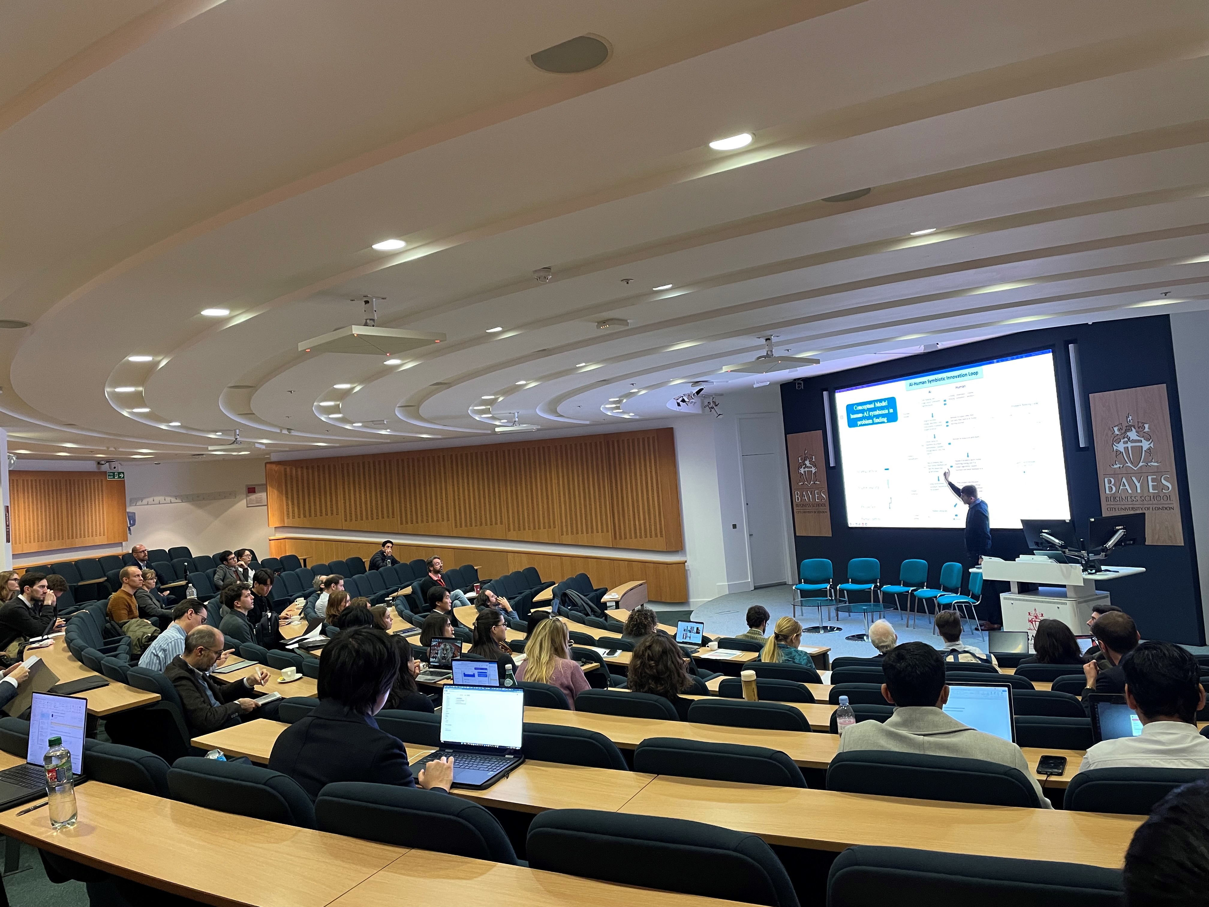 Bayes students in the lecture theatre