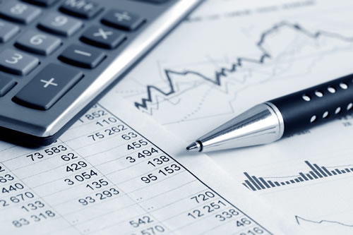 Financial figures and calculator