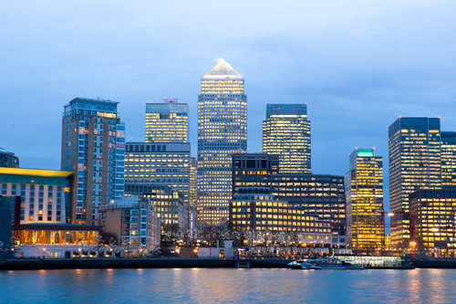 Canary Wharf in London