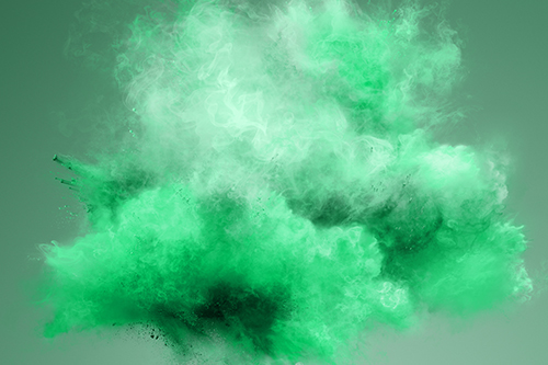 EMBA green powder