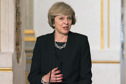 Theresa May. Article 50 Brexit