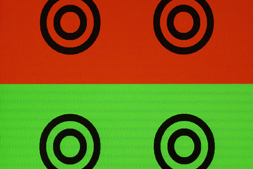 Red and Green eyes